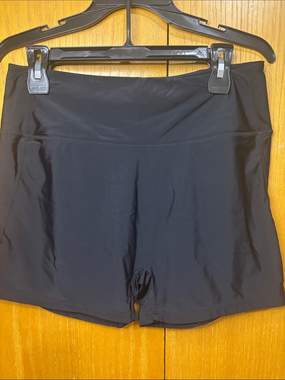 Baleaf Black High-Waist Bike Shorts